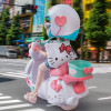 4SF Manga Dolls Hello Kitty Красотка Пинк на скутере - игровой набор с куклой (HKTF3000)