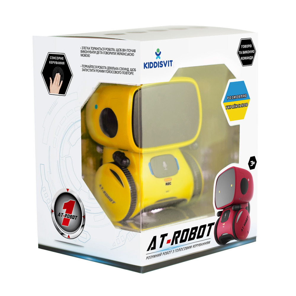 AT-Robot - интерактивный робот с голосовым управлением • Желтый (AT001-03-UKR)