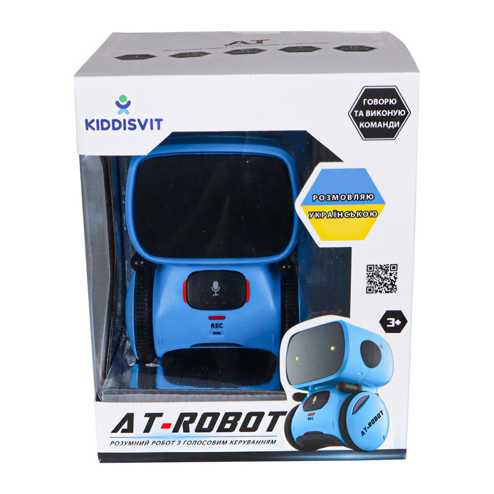 AT-Robot - інтерактивний робот з голосовим керуванням • Синій (AT001-05-UKR)