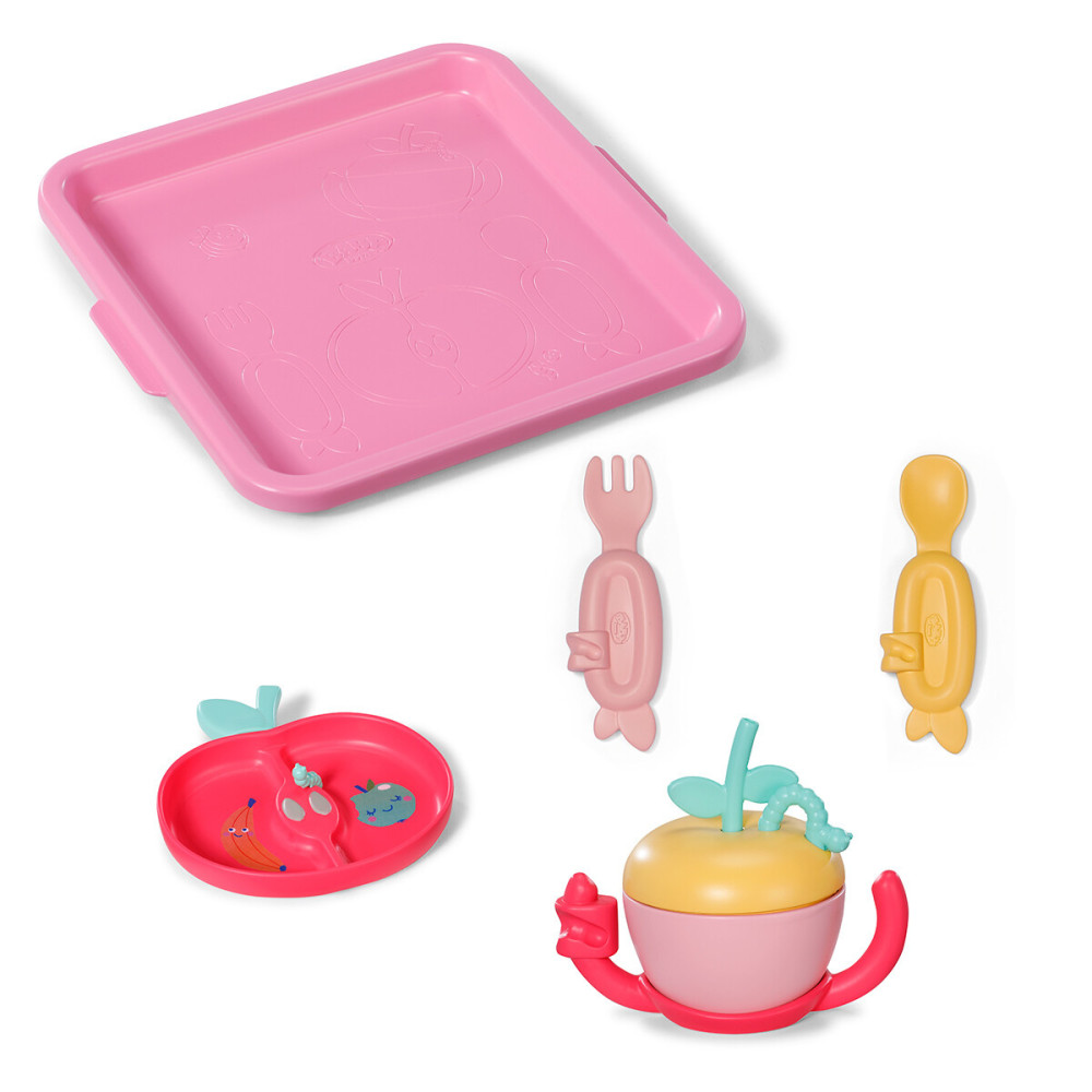 BABY born Click & Play Миле годування - набір посуду для ляльки (839768)