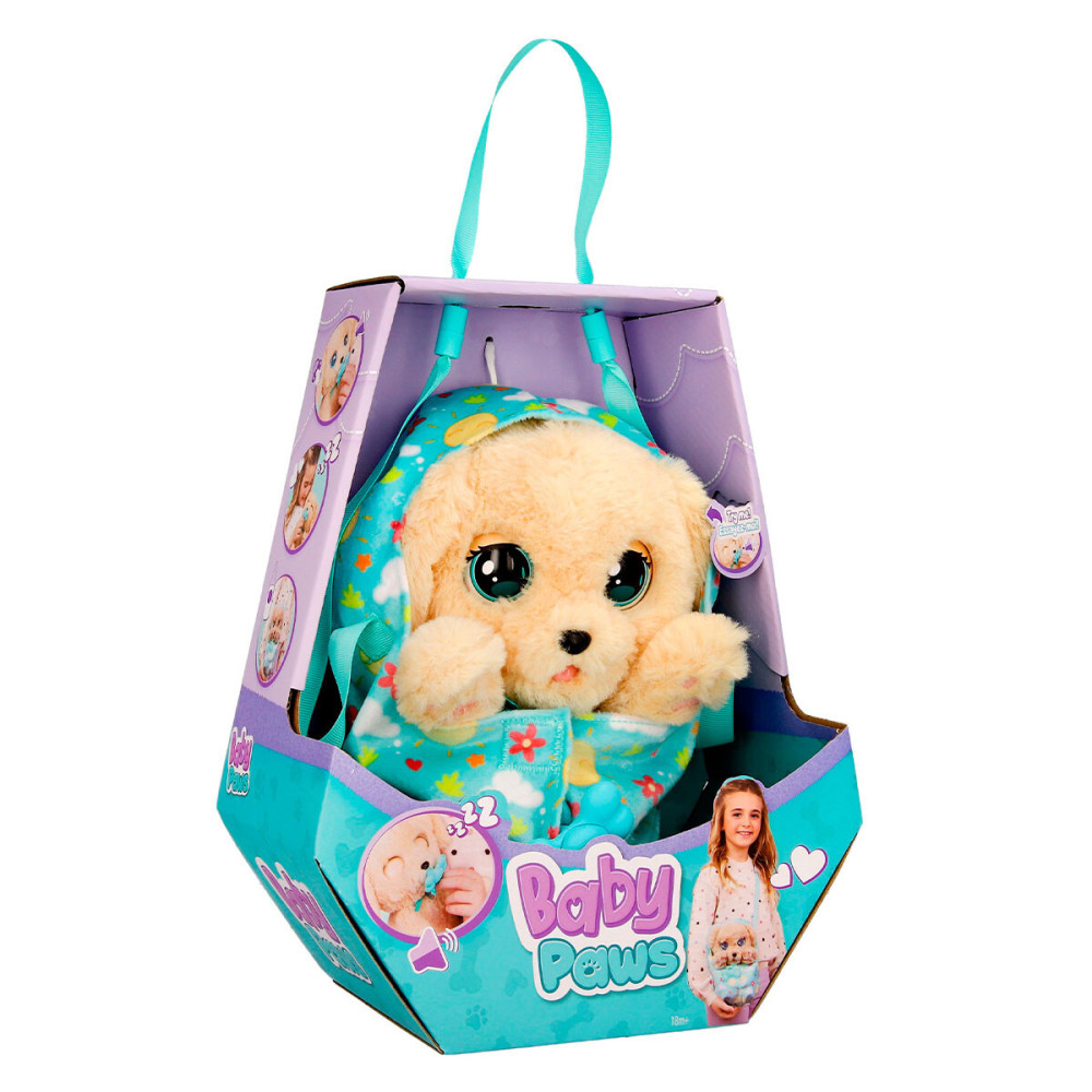 Baby Paws Цуценя лабрадора - інтерактивна іграшка із сумкою-ковдрою (921146IM) Baby Paws Цуценя лабрадора - інтерактивна іграшка із сумкою-ковдрою (921146IM)