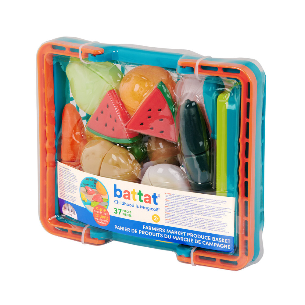 Battat Lite Овощи-фрукты на липучках - игровой набор для двоих (BT4743Z)