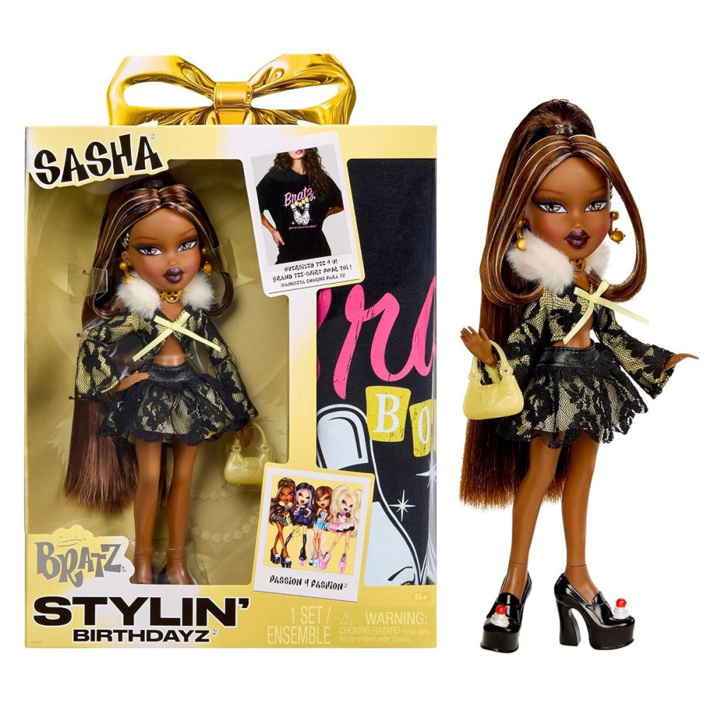 Bratz Stylin' Birthdayz Саша - игровой набор с куклой (596042) Bratz Stylin' Birthdayz Саша - игровой набор с куклой (596042)