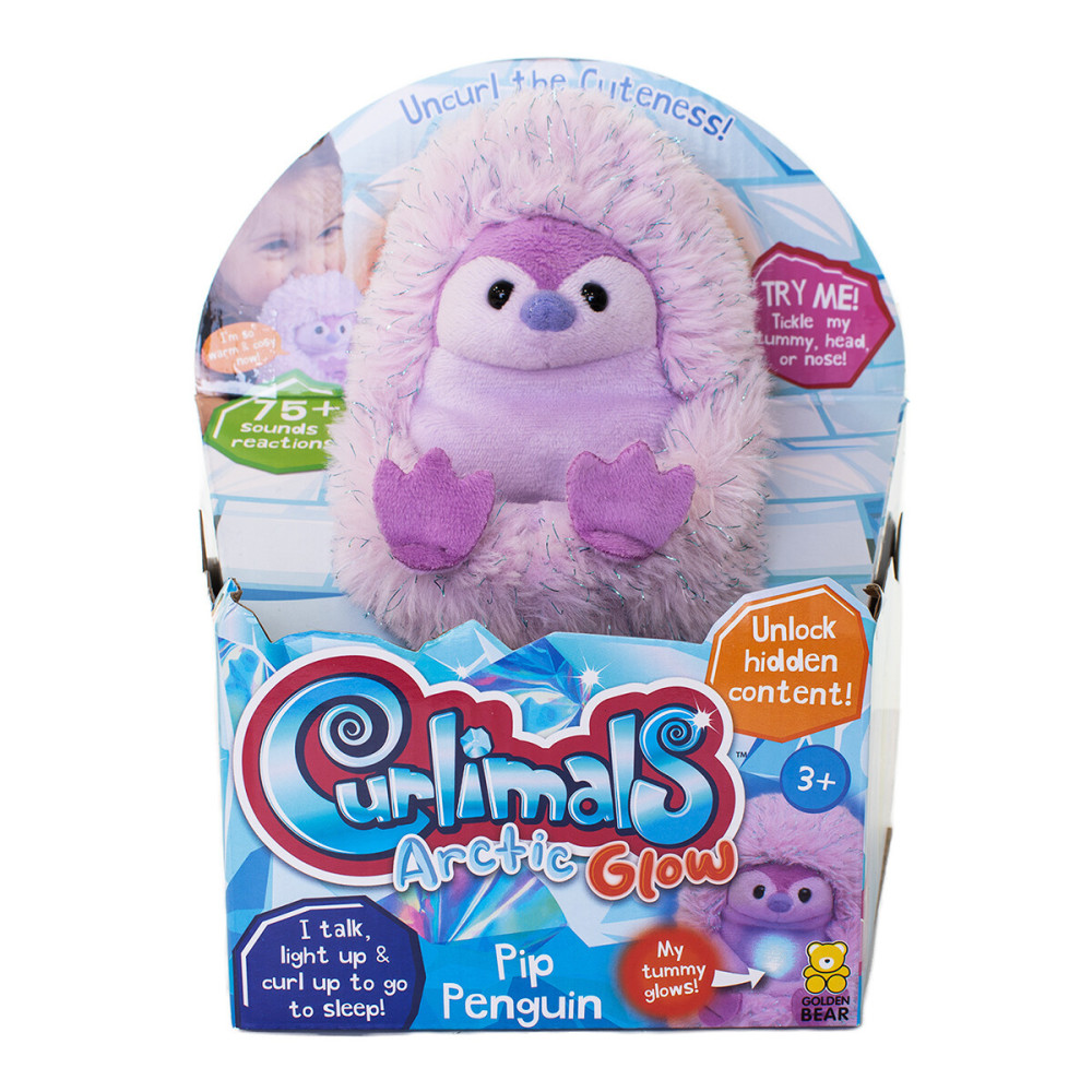 Curlimals Arctic Glow Пингвин Пип - интерактивная игрушка (3728)