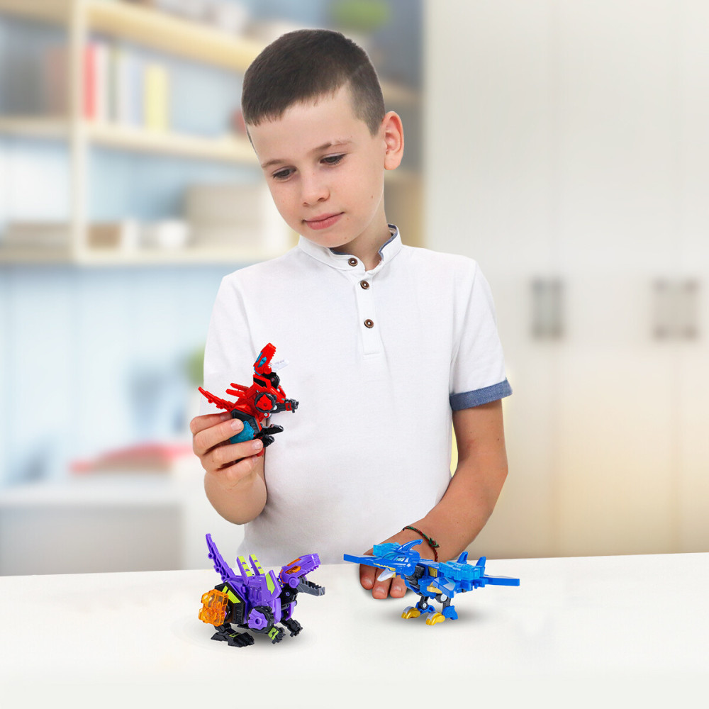 DINOSTER Птера-бот Синій - динозавр-трансформер з боксом (EU580840-4)