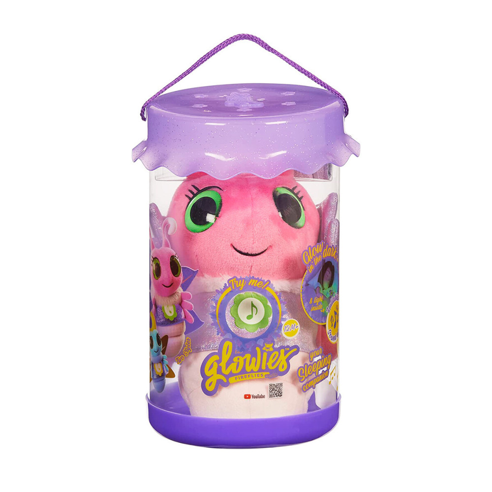 Glowies Розовый светлячок - интерактивная мягкая игрушка (GW001)