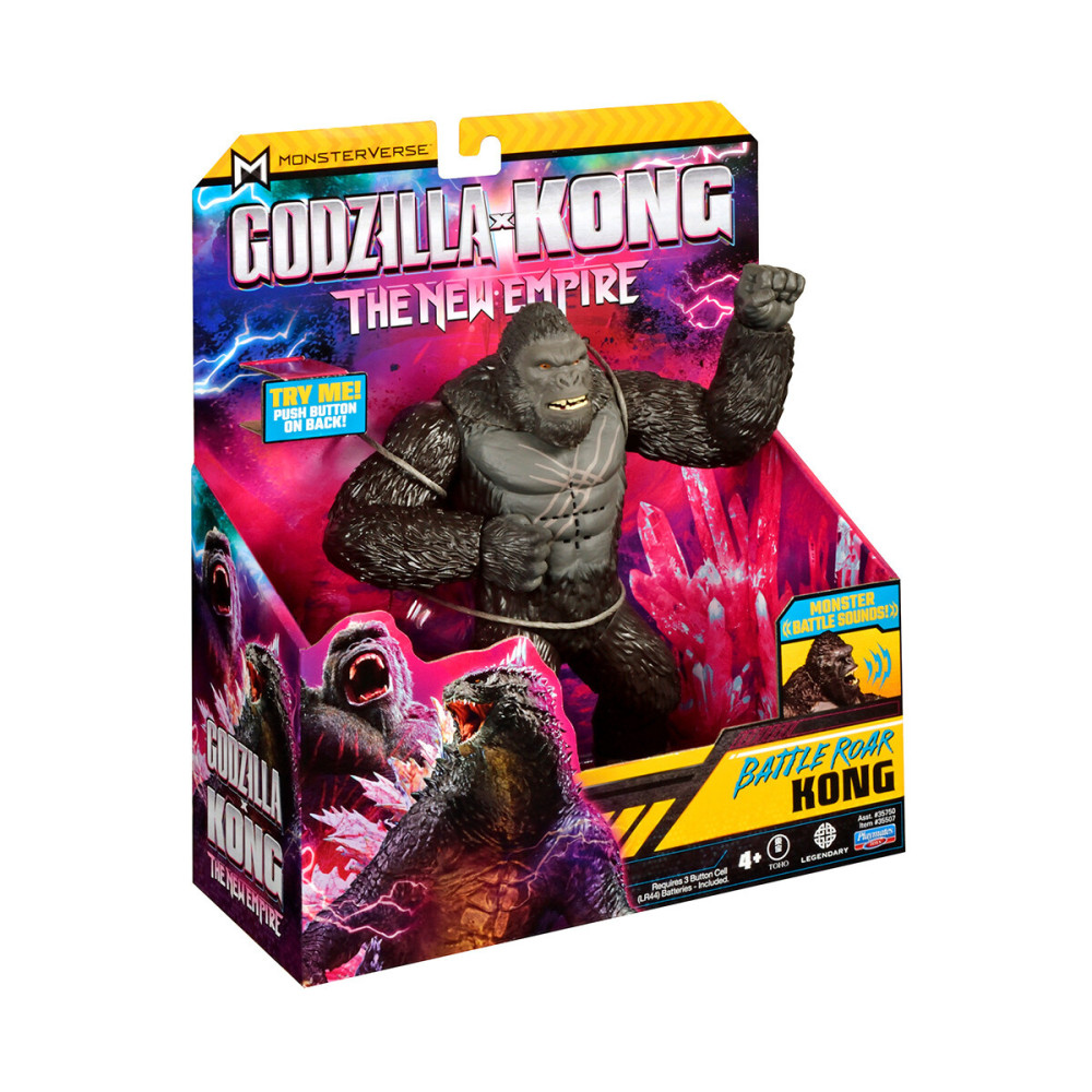 Godzilla x Kong Конг готовий до бою - ігрова фігурка зі звуком (35507)