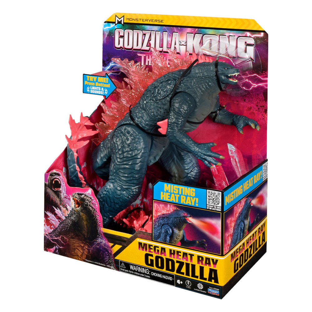 Godzilla x Kong Мегаґодзілла Делюкс з променем - ігрова фігурка зі світлом і звуком (35584)