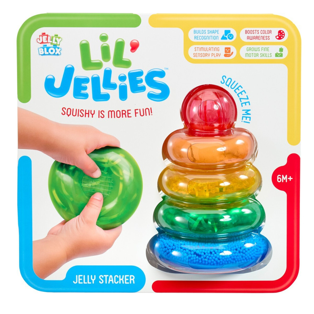 Jelly Blox Lil' Jellies Пірамідка-кольоринка - сенсорний конструктор (937837)