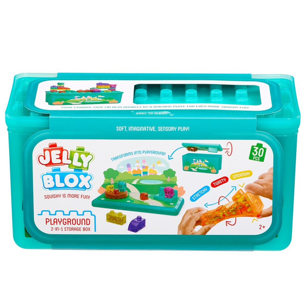 Jelly Blox У кейсі 2 в 1: Ігровий майданчик - сенсорний конструктор (934959)