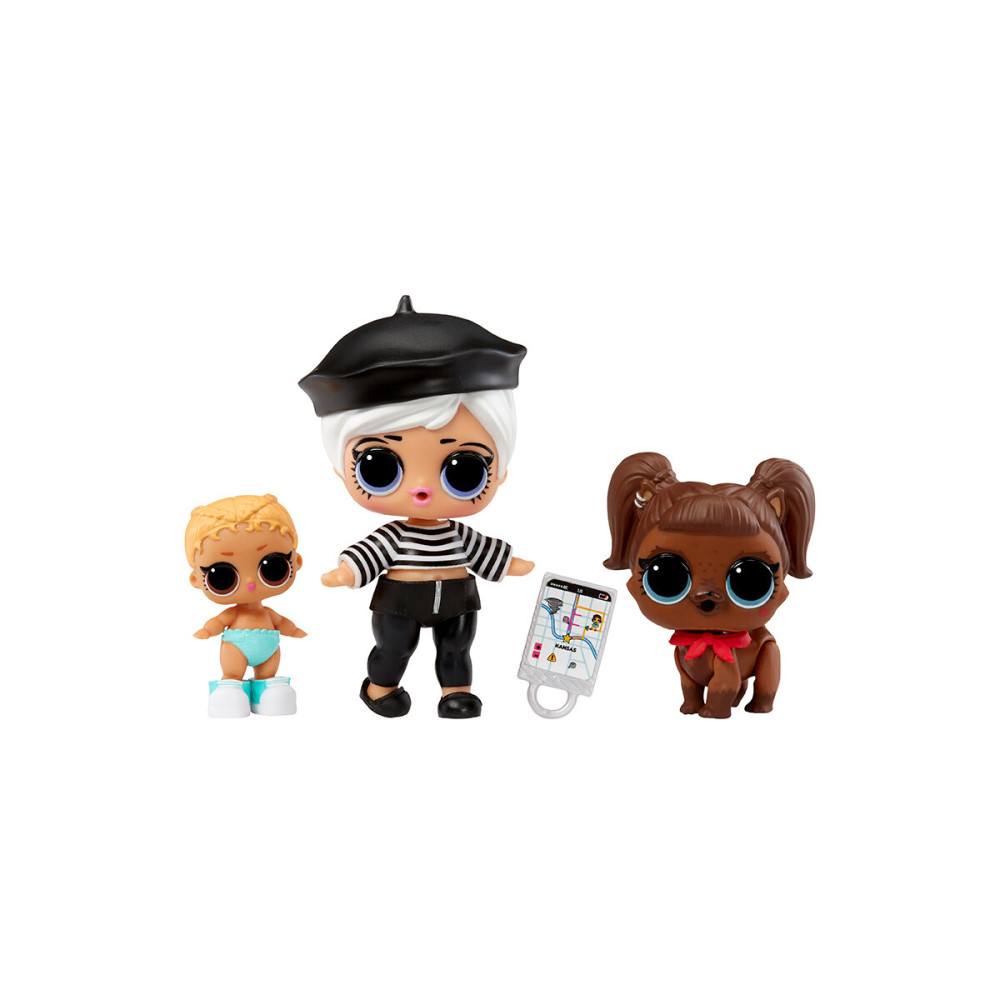 L.O.L. Surprise! OPP Tot + Pet + Lil Sis Битник Бейби, Дарлинг Догги - набор игровых фигурок (987888)