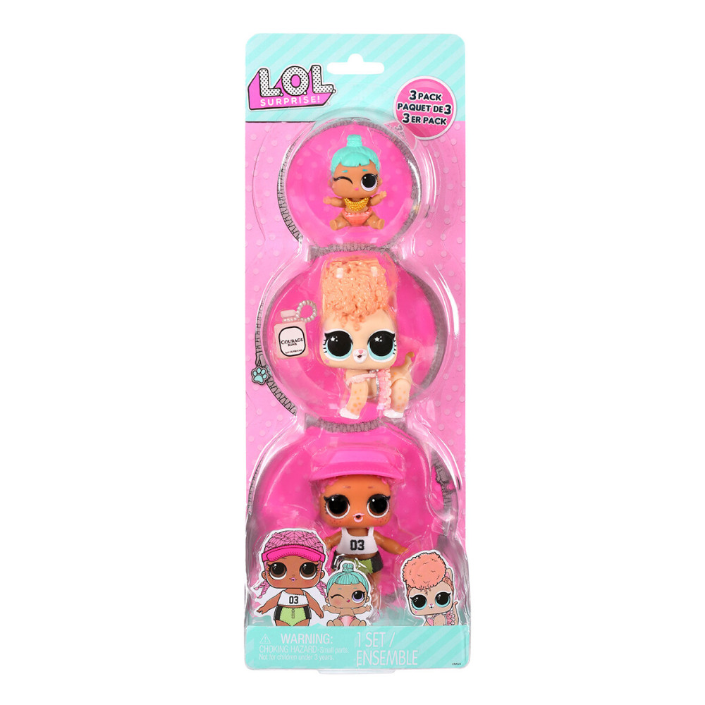 L.O.L. Surprise! OPP Tot + Pet + Lil Sis Спайки, Китти, Лил Дженни - набор игровых фигурок (987895) L.O.L. Surprise! OPP Tot + Pet + Lil Sis Спайки, Китти, Лил Дженни - набор игровых фигурок (987895)