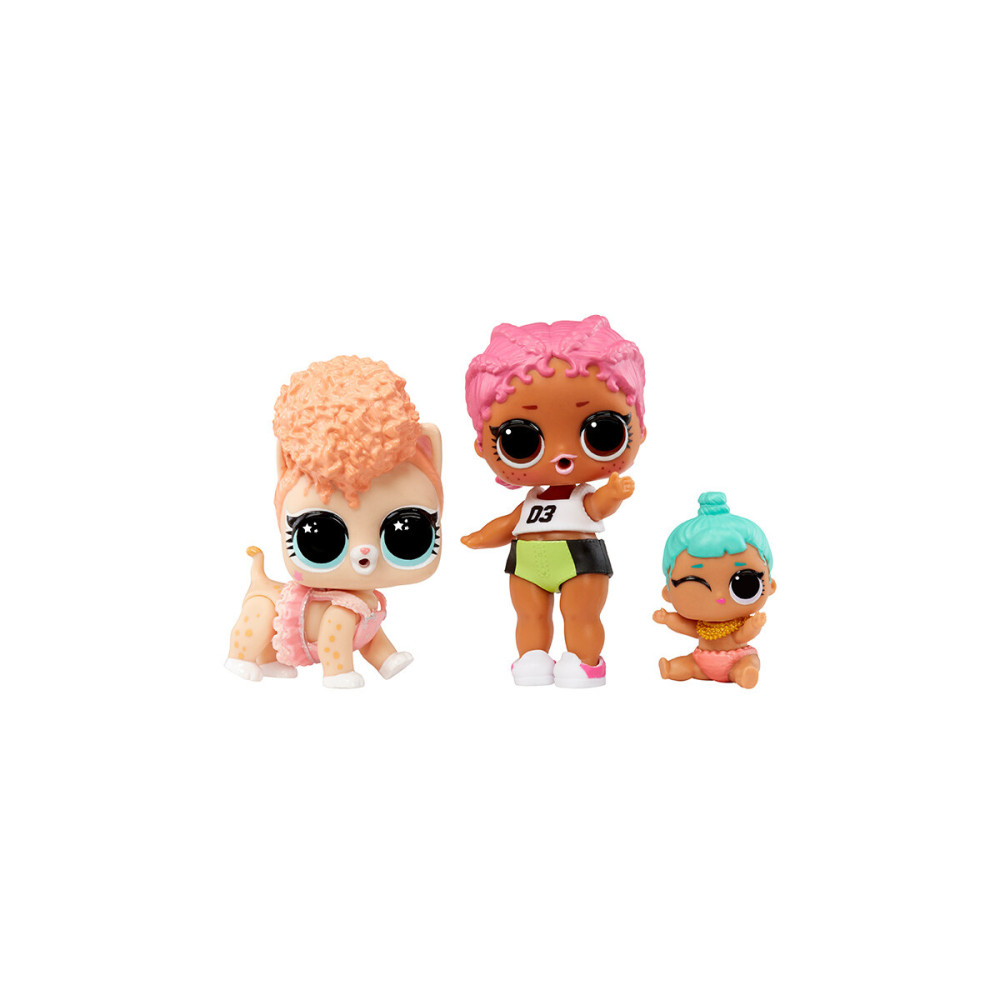 L.O.L. Surprise! OPP Tot + Pet + Lil Sis Спайки, Китти, Лил Дженни - набор игровых фигурок (987895) L.O.L. Surprise! OPP Tot + Pet + Lil Sis Спайки, Китти, Лил Дженни - набор игровых фигурок (987895)