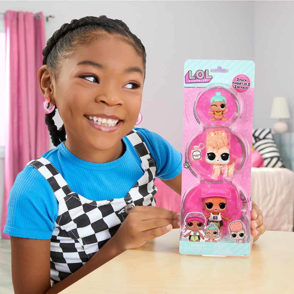 L.O.L. Surprise! OPP Tot + Pet + Lil Sis Спайки, Китти, Лил Дженни - набор игровых фигурок (987895) L.O.L. Surprise! OPP Tot + Pet + Lil Sis Спайки, Китти, Лил Дженни - набор игровых фигурок (987895)