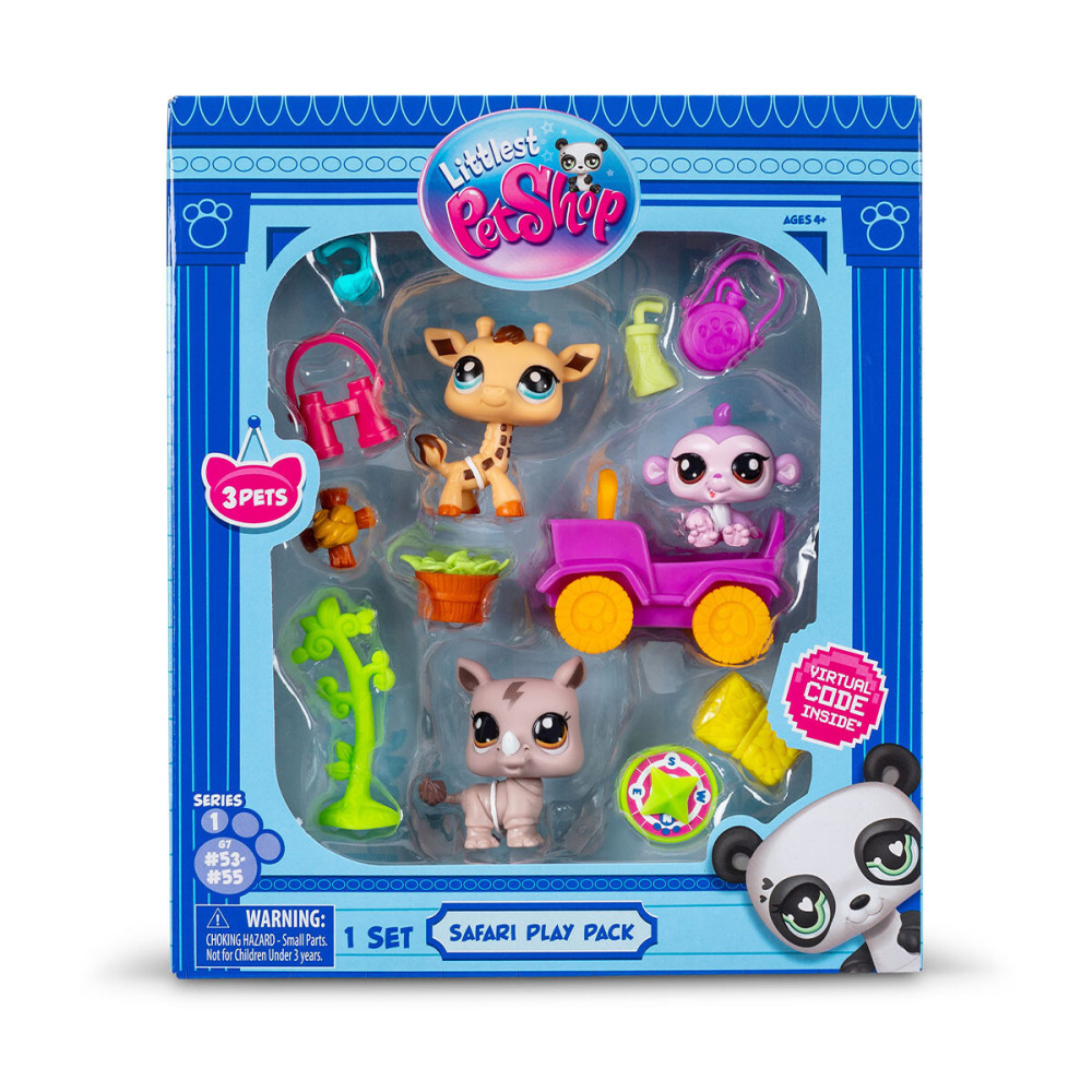 Littlest Pet Shop Сафарі - ігровий набір з 3 фігурок (00524)
