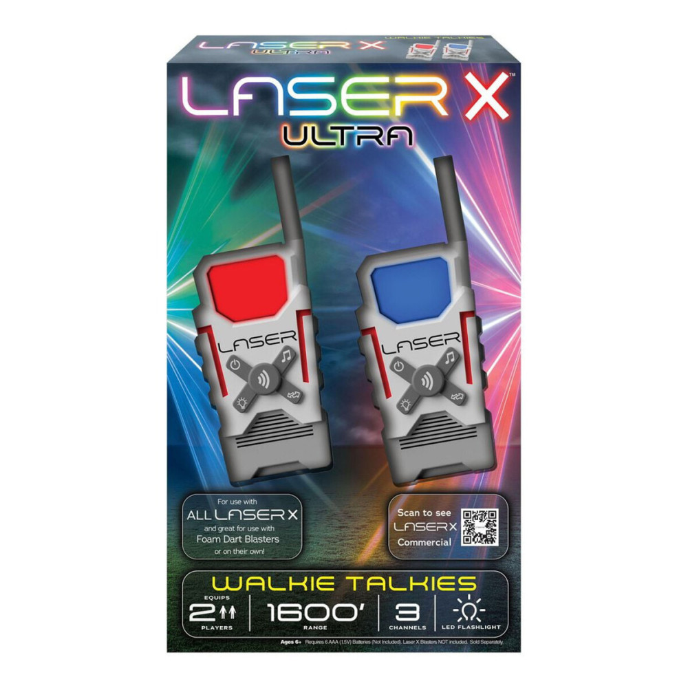 Laser X Ultra - набір іграшкових рацій для двох гравців (87557)
