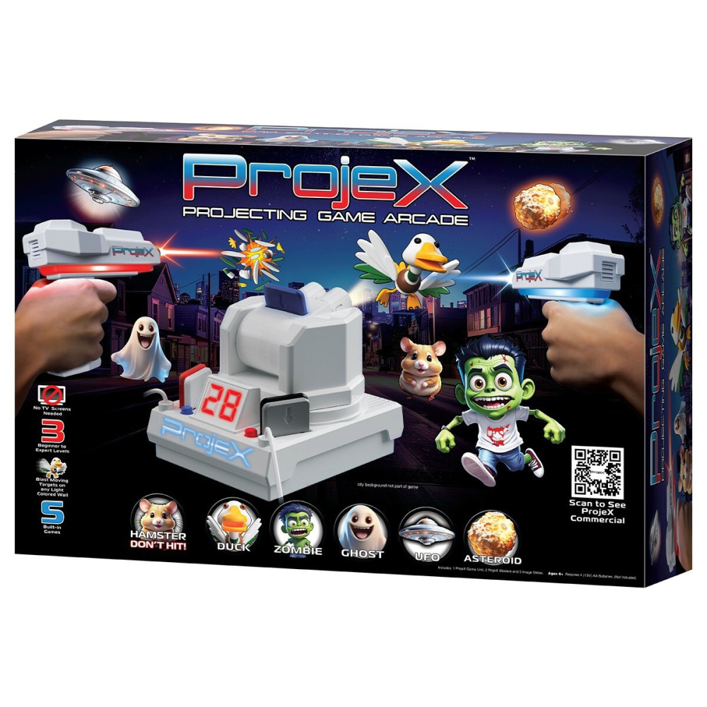 Laser X ProjeX Animated - игровой набор для лазерных боев с проектором (52613)