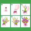 Max Bouquets S1 Букет роз с LED-гирляндой - конструктор в капсуле (83248EGQ8)