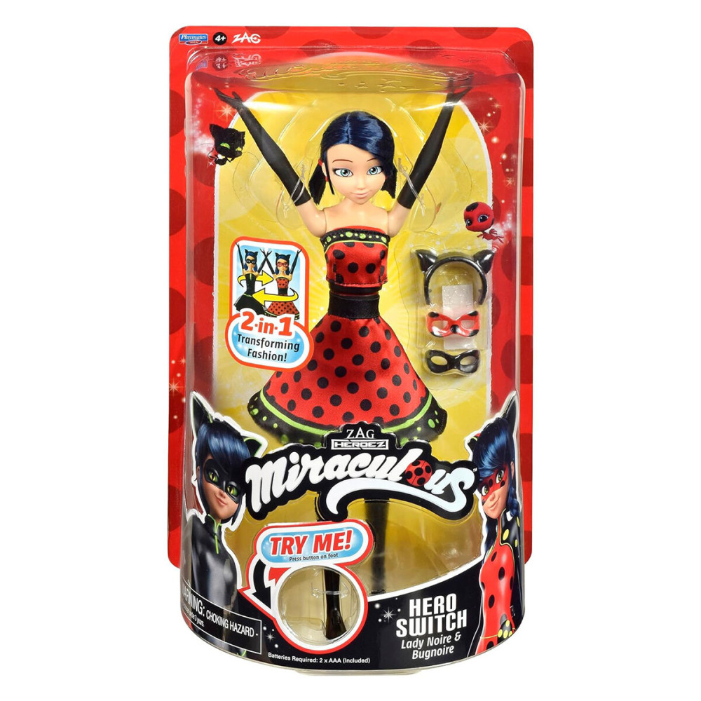 Miraculous Леди Баг Дизайнерское превращение - интерактивная кукла (50414) Miraculous Леди Баг Дизайнерское превращение - интерактивная кукла (50414)