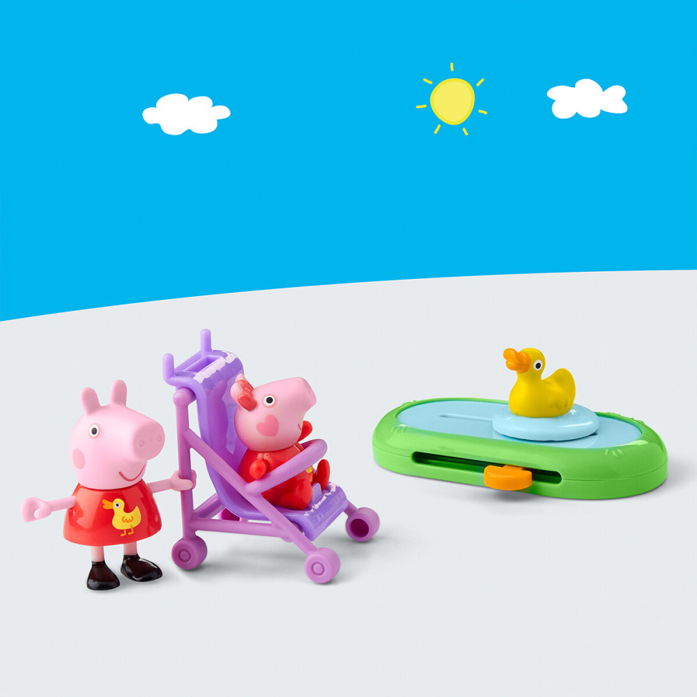 Peppa Pig Моменти з Пеппою Сестрички на прогулянці - ігровий набір (G0528)