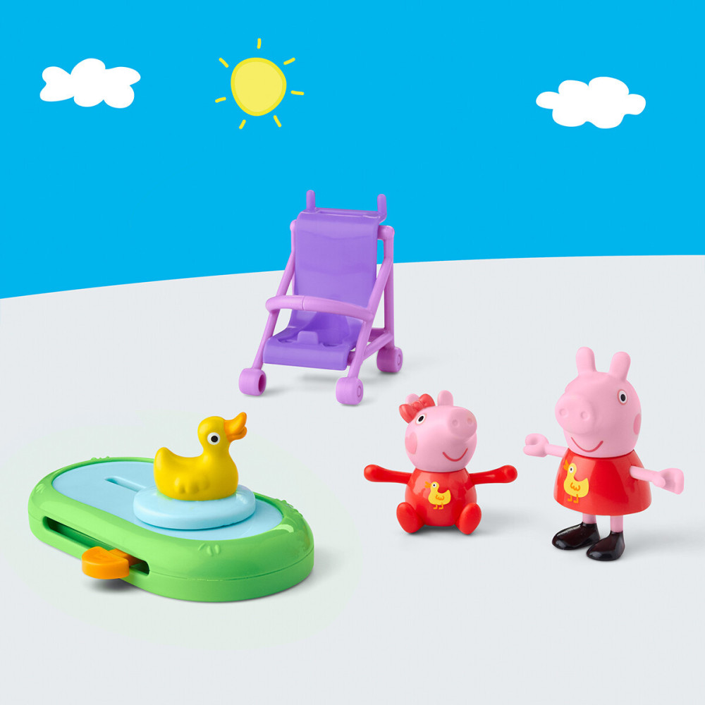 Peppa Pig Моменти з Пеппою Сестрички на прогулянці - ігровий набір (G0528)