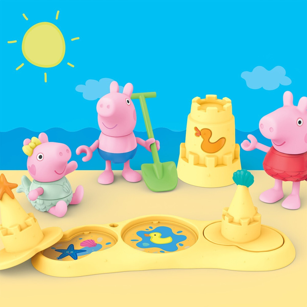 Peppa Pig Три маленькі свинки на пляжі - ігровий набір з фігурками (G2833)