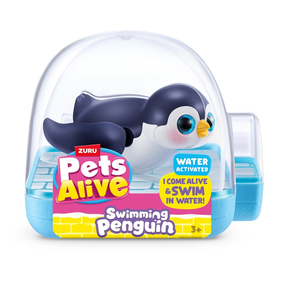 Pets Alive S1 Пінгвінчик - інтерактивна іграшка для води • Чорний (9573A)