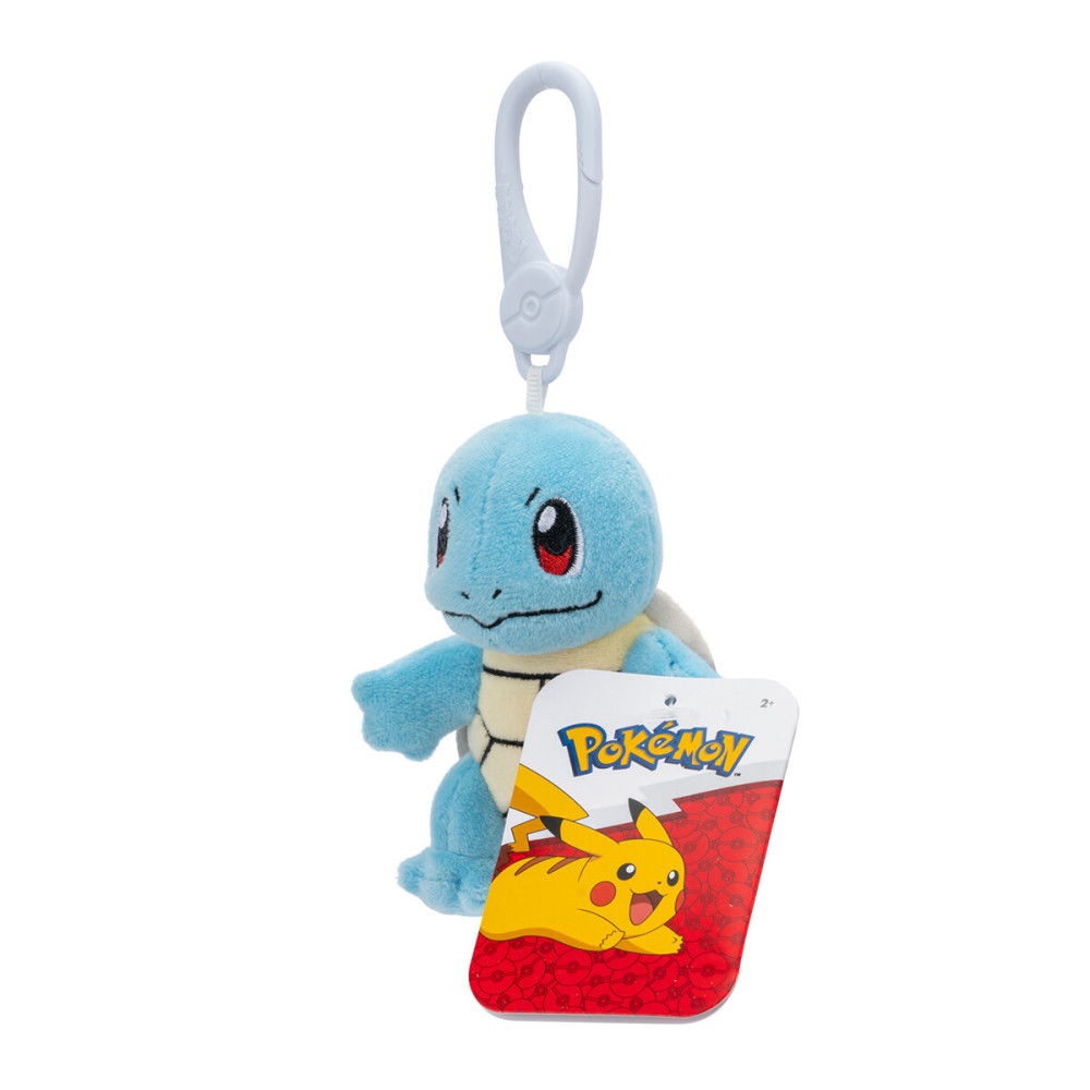 Pokemon Сквіртл W11 - м'яка іграшка на кліпсі, 8.9 см (PKW3922)