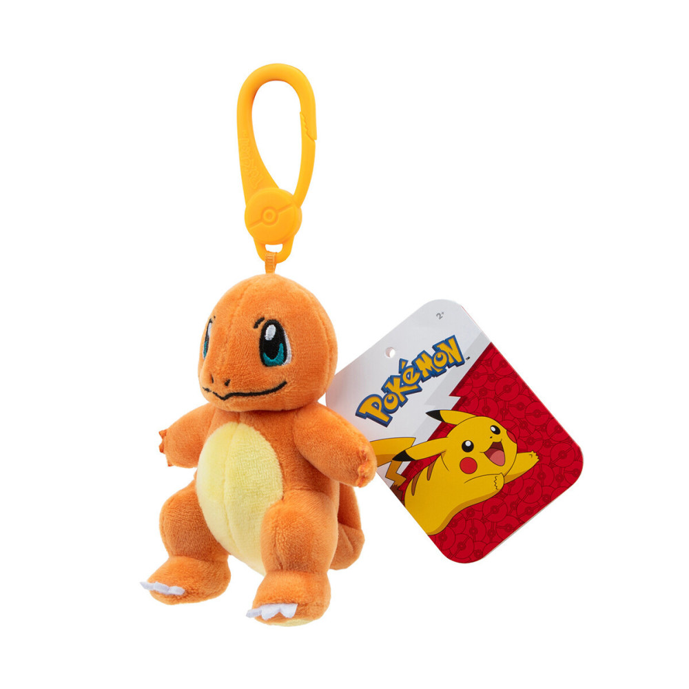 Pokemon Чармандер W6 - м'яка іграшка на кліпсі, 8.9 см (PKW3920)
