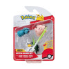 Pokemon Клефейрі, Белдум, Сірфетч'д W18 - набір з 3 ігрових фігурок (PKW3057)