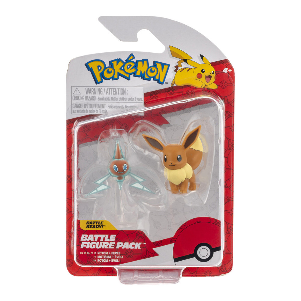 Pokemon Іві та Ротом W17 - набір з 2 ігрових фігурок (PKW3567-W17)
