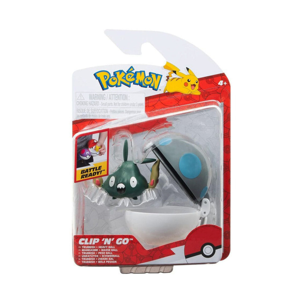 Pokemon Траббіш в покеболі - ігрова фігурка з покеболом (PKW3140)