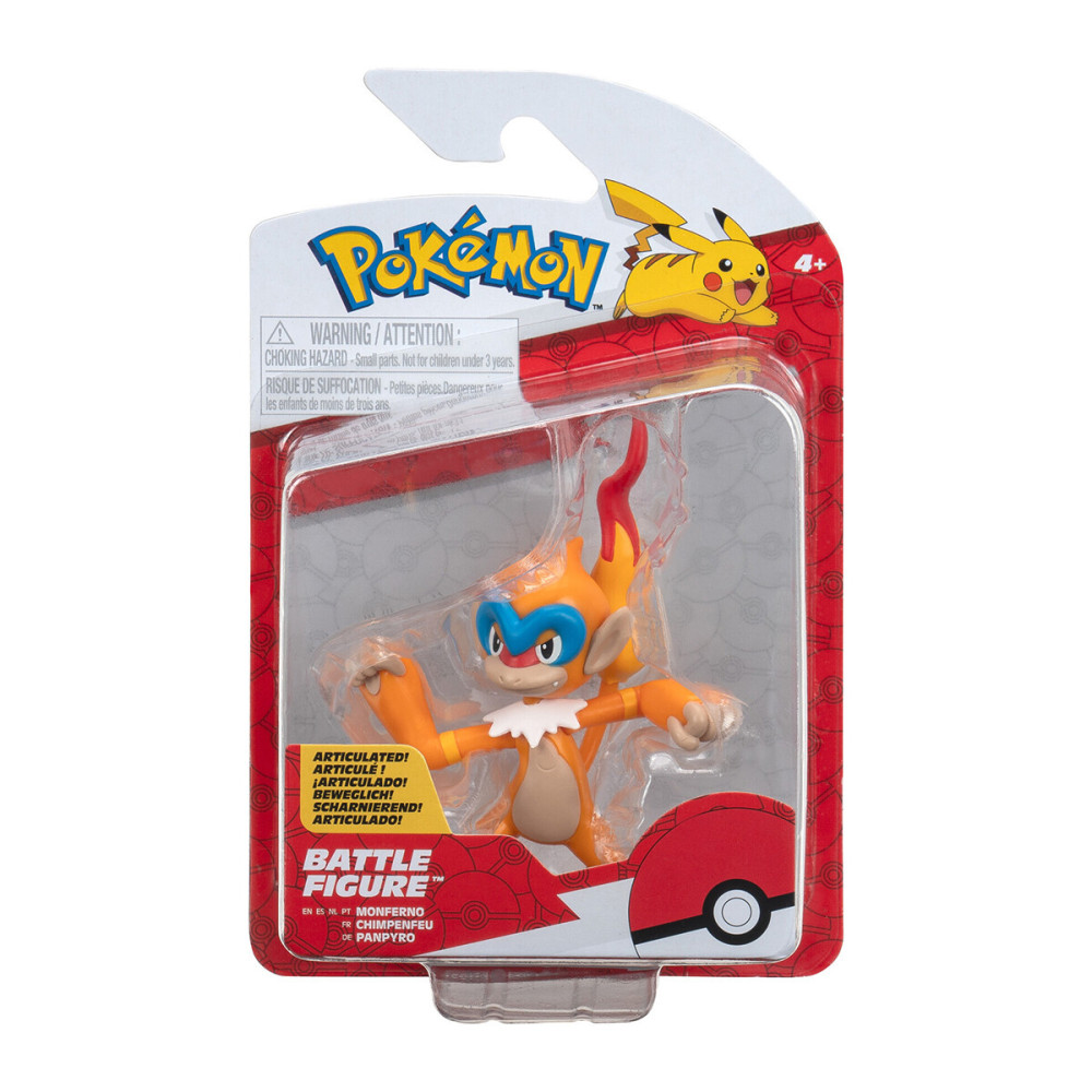 Pokemon Монферно W16 - ігрова фігурка з артикуляцією, 7.6 см (PKW3010)