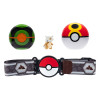 Pokemon Пояс з покеболами Кубон - ігровий набір з поясом, двома покеболами і фігуркою (PKW3644)