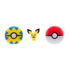 Pokemon Пояс з покеболами Пічу - ігровий набір з поясом, двома покеболами і фігуркою (PKW3643)