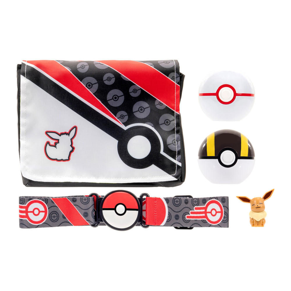 Pokemon Спорядження тренера Іві - ігровий набір з поясом, покеболами, фігуркою і сумкою (PKW3650)
