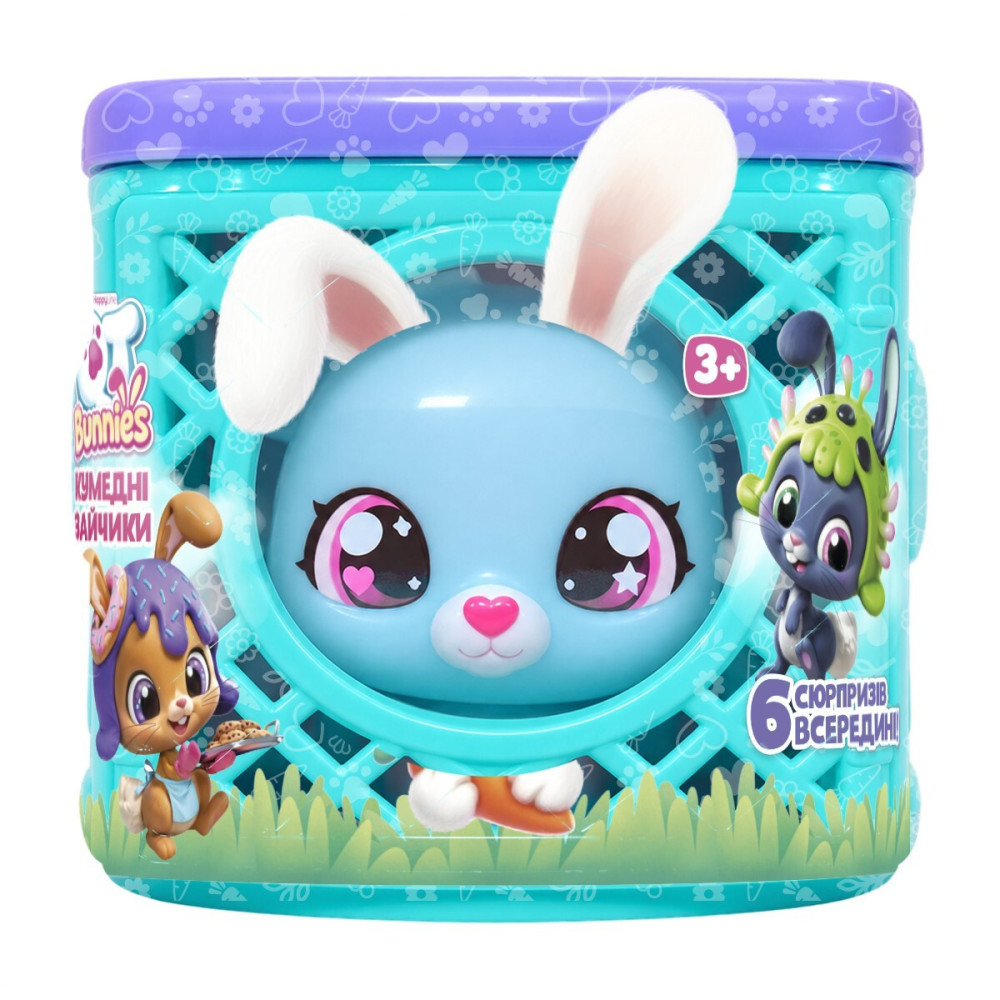 QT Bunnies Зайчик Чомп - ігровий набір з будиночком (452000-2) QT Bunnies Зайчик Чомп - ігровий набір з будиночком (452000-2)