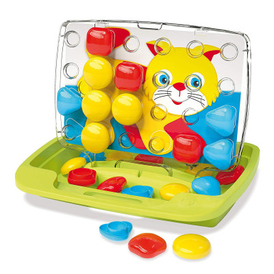 Quercetti Pixel Baby 30 фишек, кейс - набор для занятий мозаикой (4401-Q)