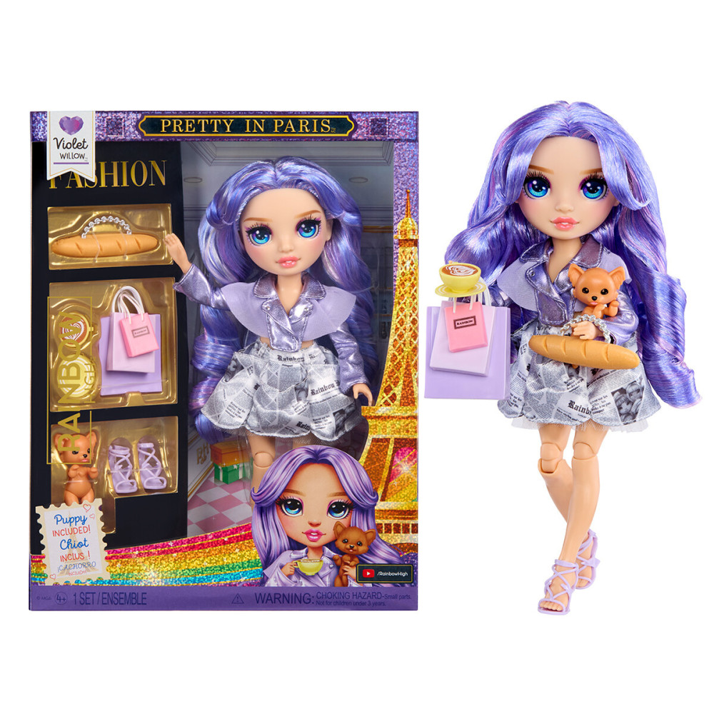 Rainbow High Красота Парижа Виолетта - кукла с аксессуарами (248798)