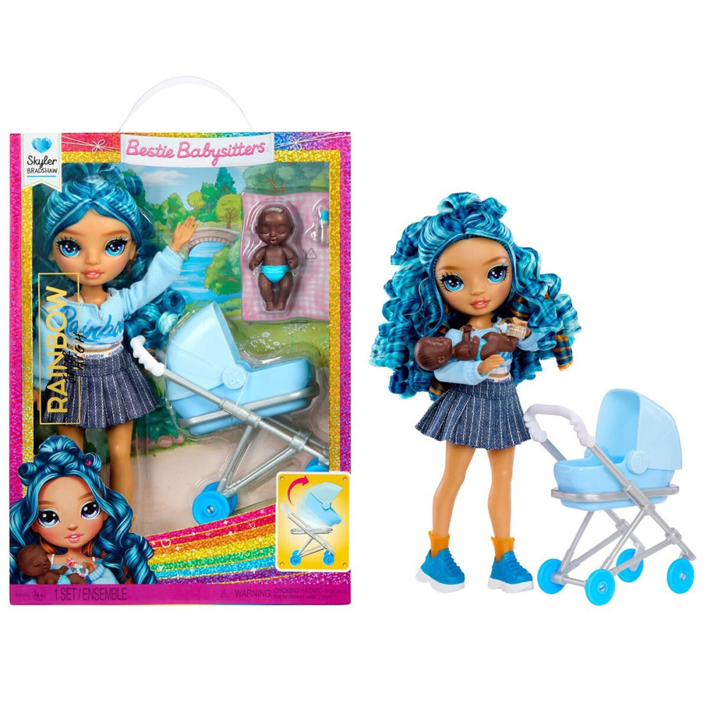 Rainbow High Junior High Babysitters Скайлер - игровой набор с куклой (248507) Rainbow High Junior High Babysitters Скайлер - игровой набор с куклой (248507)