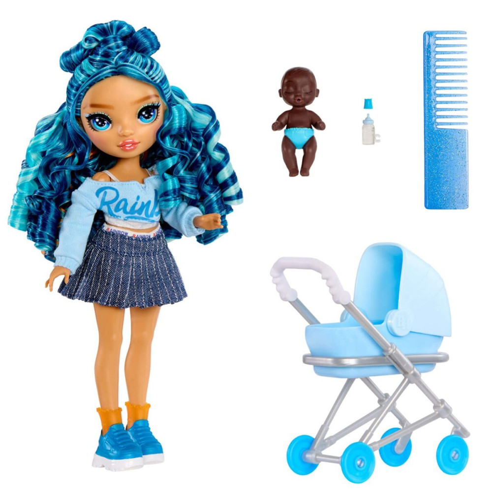 Rainbow High Junior High Babysitters Скайлер - игровой набор с куклой (248507) Rainbow High Junior High Babysitters Скайлер - игровой набор с куклой (248507)