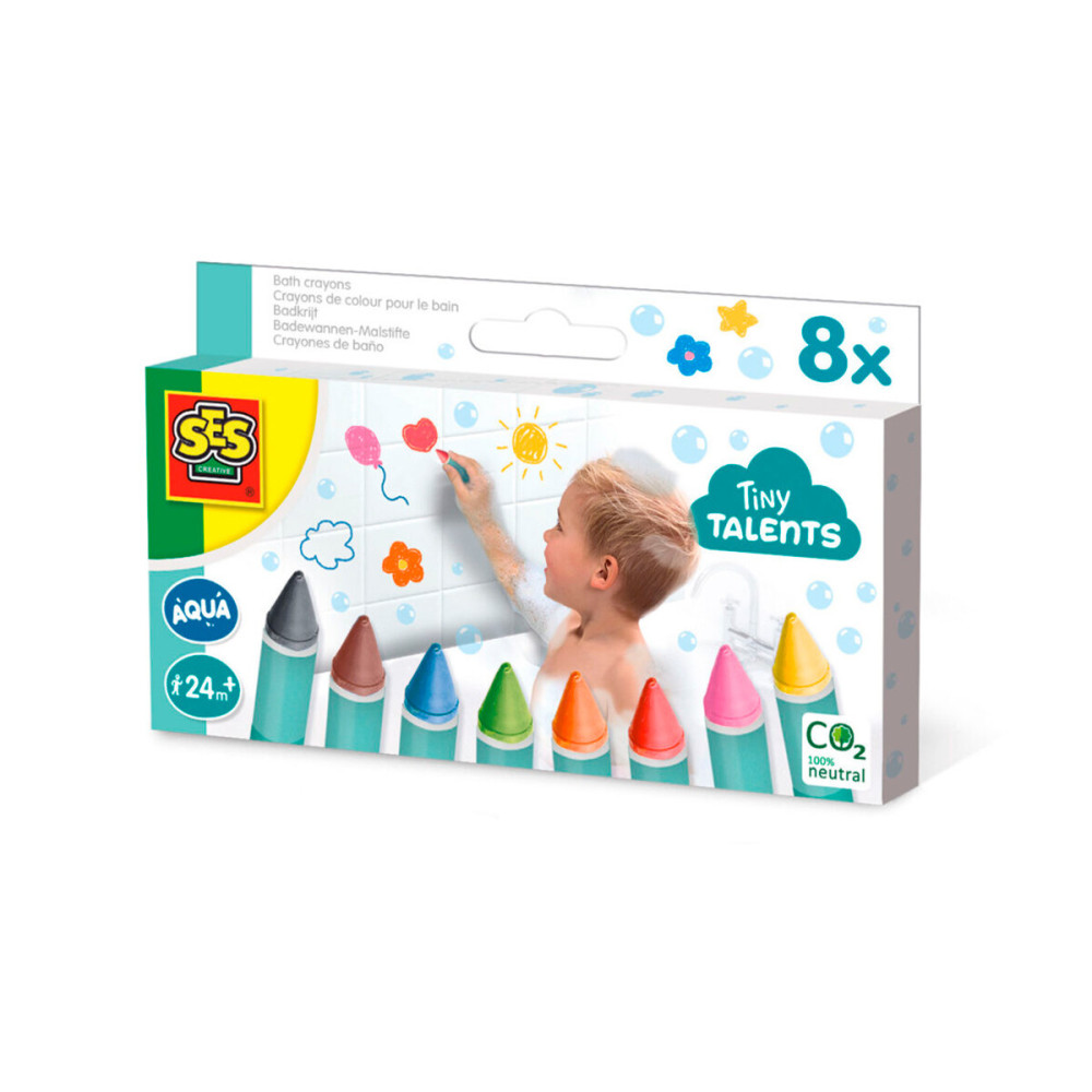 SES Creative Tiny Talents Веселе купання - воскові олівці для малювання у ванній (13050S)