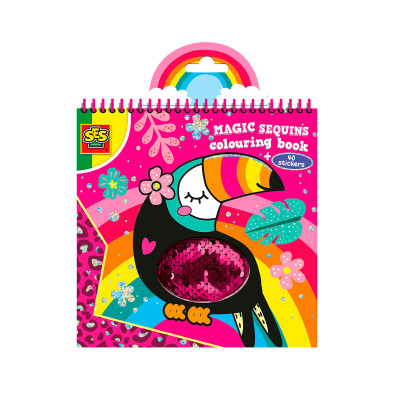 SES Creative Блестки - книжка-раскраска (00114S)