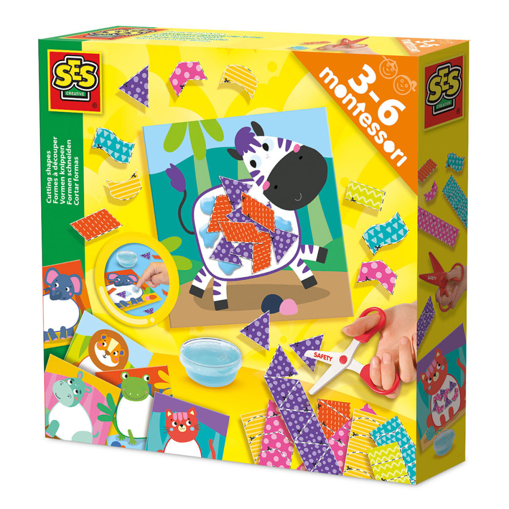 SES Creative Montessori Вирізай з тваринками - набір для творчості (14061S) SES Creative Montessori Вирізай з тваринками - набір для творчості (14061S)