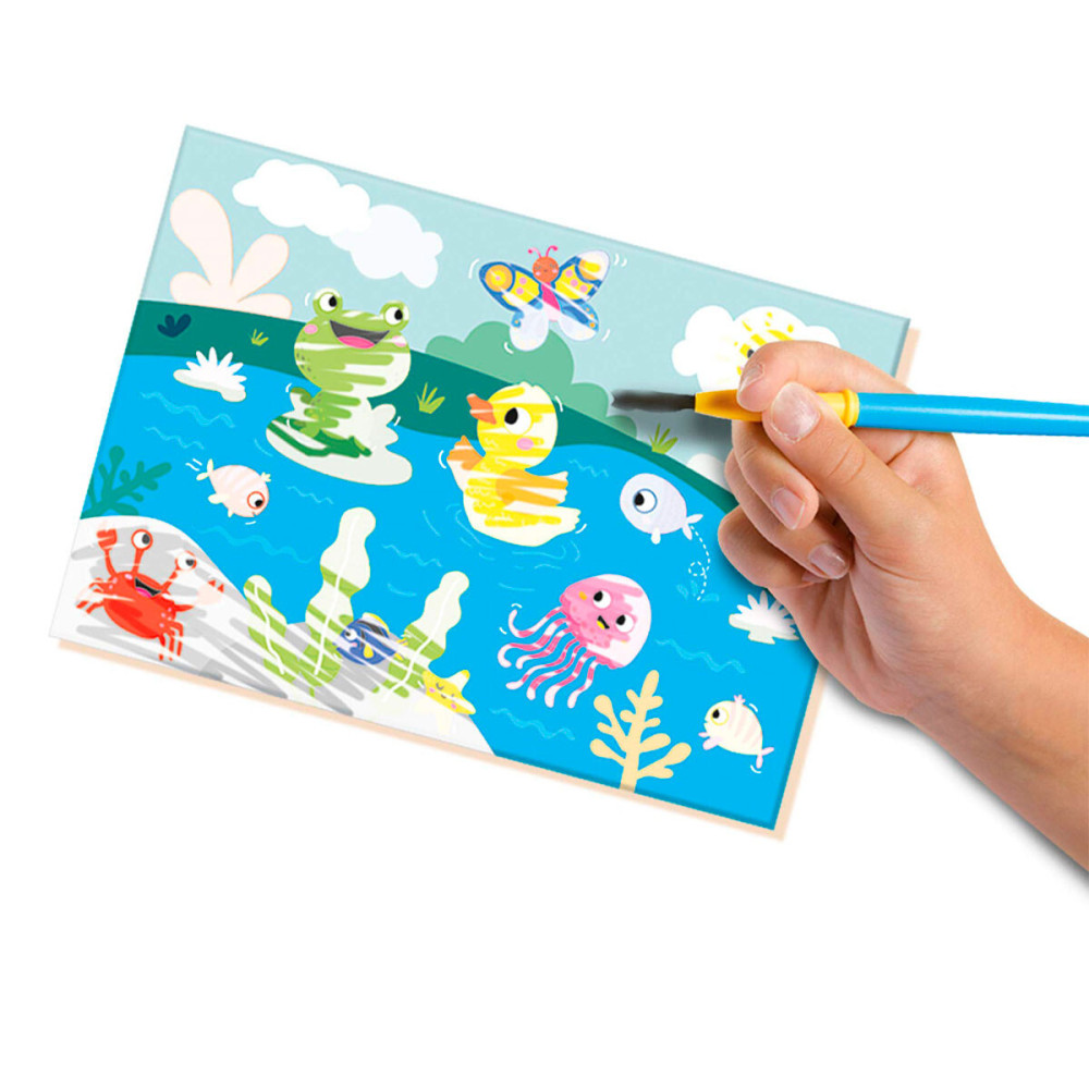 SES Creative My first Водні малюнки Тварини - набір для творчості з водними розмальовками (14456)
