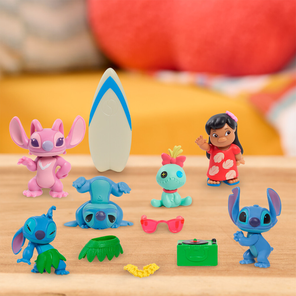 STITCH Набір колекційних фігурок Стіч - 6 фігурок і 5 аксесуарів (46112)