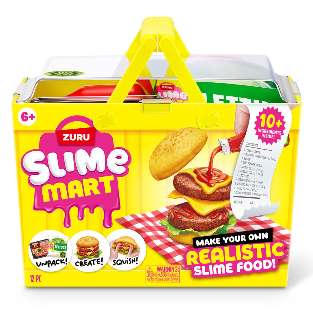 Slime Mart Shopping Basket Бургер - игровой набор со слаймами (15905A)