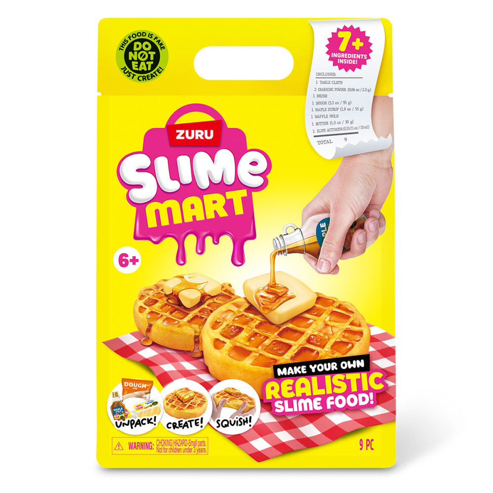 Slime Mart Shopping Bag Бельгійські вафлі - ігровий набір зі слаймами (15901D)