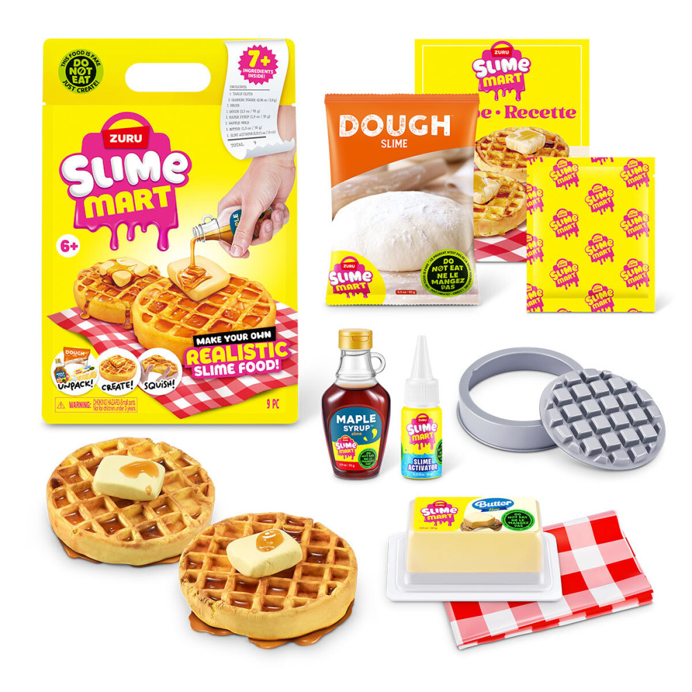 Slime Mart Shopping Bag Бельгійські вафлі - ігровий набір зі слаймами (15901D)