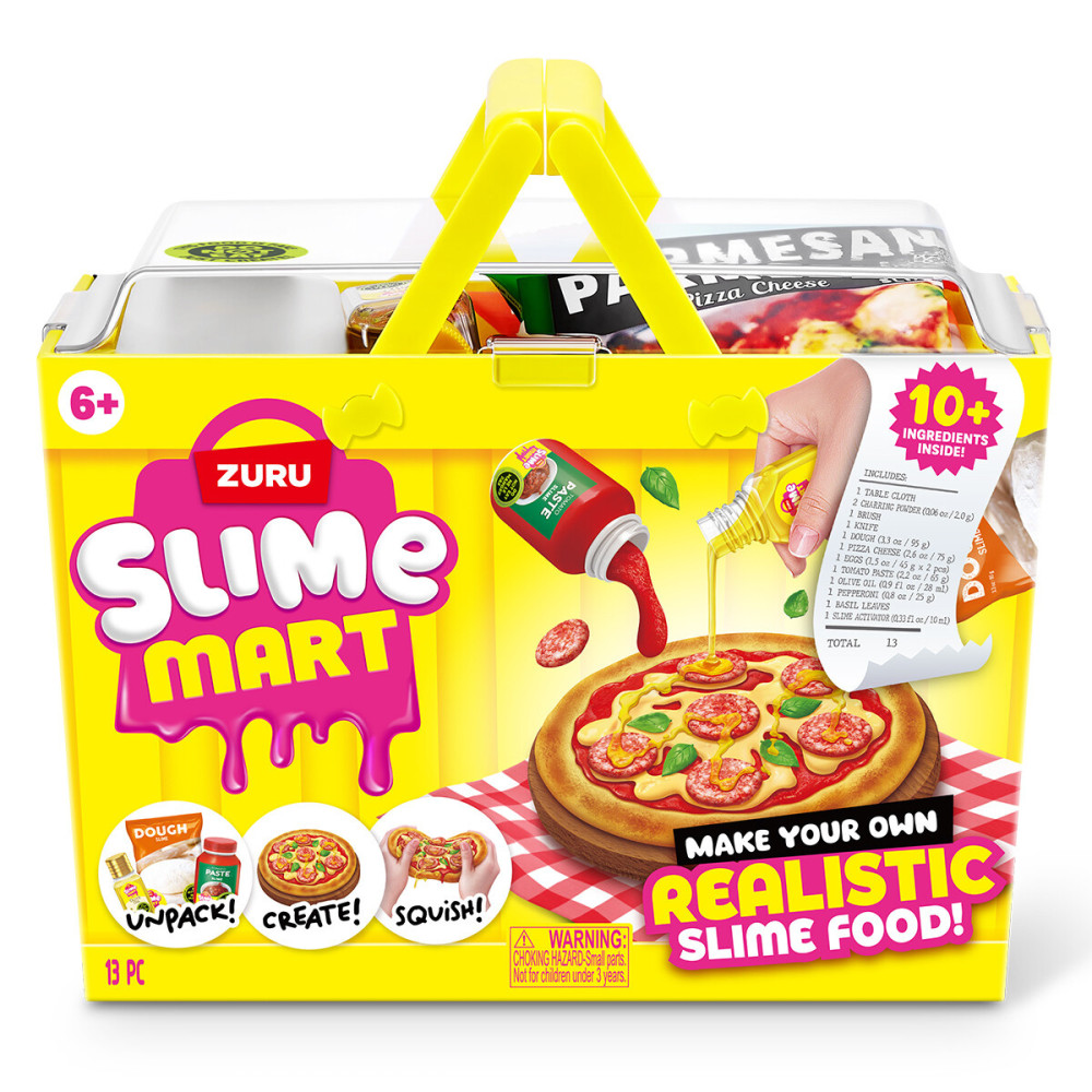 Slime Mart Shopping Basket Піца - ігровий набір зі слаймами (15905B)